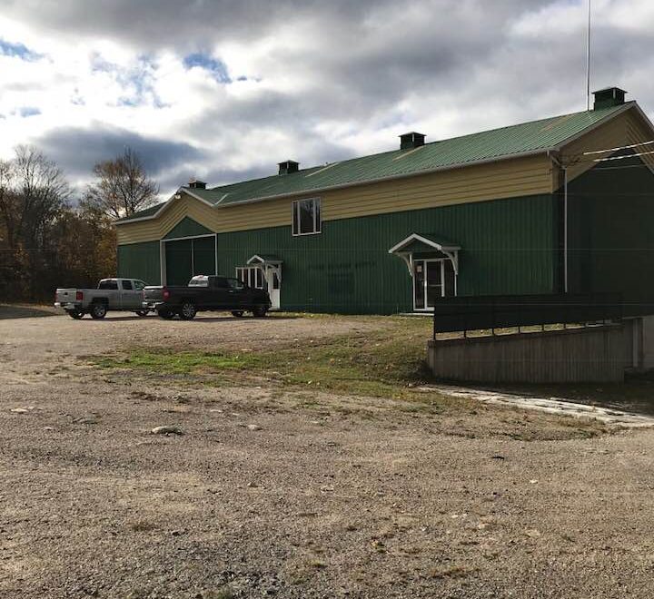 Exterior shot of the Burnstown Building Supplies
