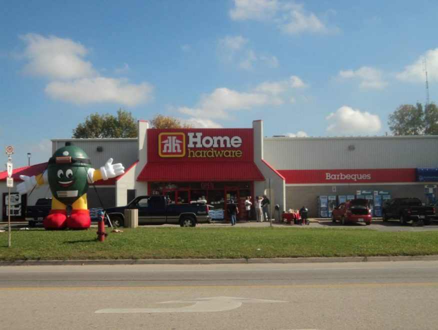 Exterior shot of the Acton Home Hardware building